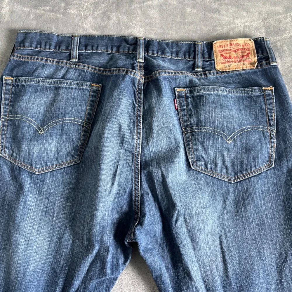 Levi Strauss 514‎ Straight Fit Denim Jeans Mens Blue Size 40x30